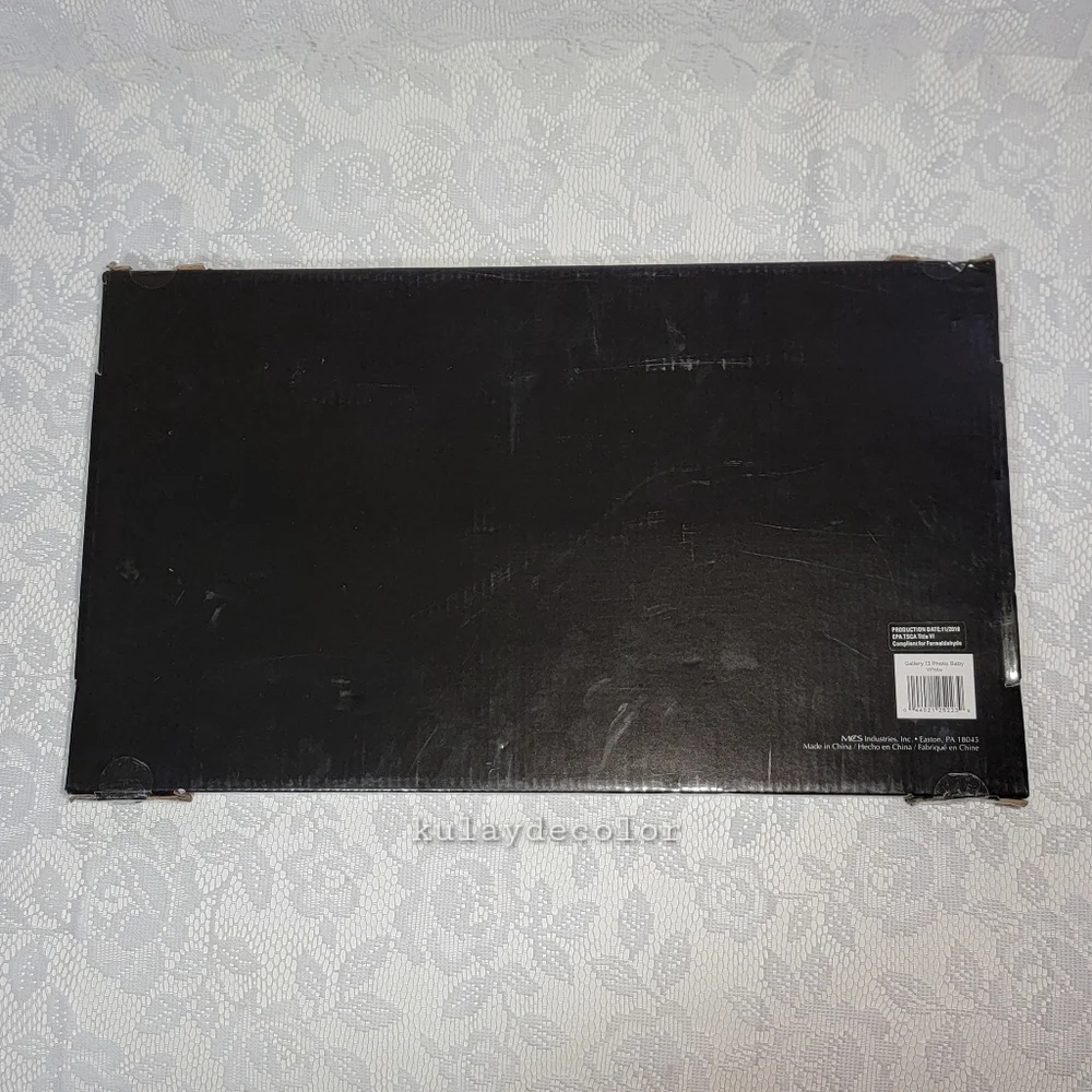 Baby’s First Year Collage Frame 12 Month Photo Display 17.25” x 10” – Brand New
